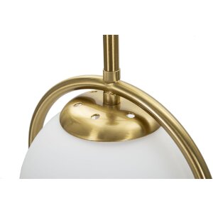 Mauro Ferretti lampa stołowa Glamy Arc E14 Ø 21x50 cm złoty biały