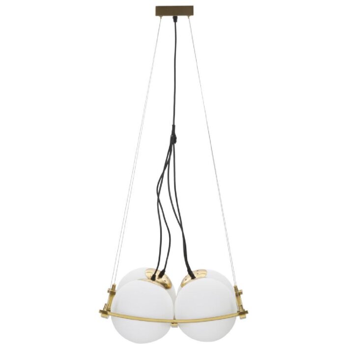 Mauro Ferretti lampa sufitowa Japan kwadrat 4 światła E27 45x45x20 cm złoty biały