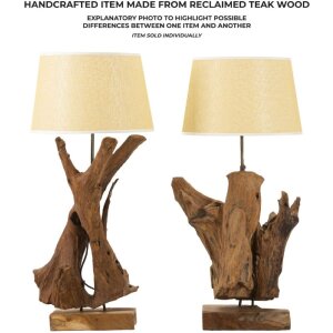 Mauro Ferretti lampa stołowa Tavolo E27 Ø 35x80 cm brązowa