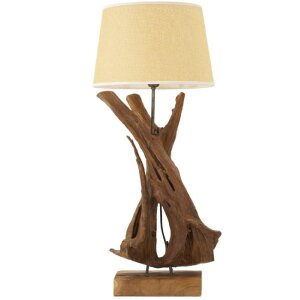 Mauro Ferretti lampa stołowa Tavolo E27 Ø 35x80 cm brązowa