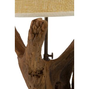 Mauro Ferretti lampa stołowa Tavolo E27 Ø 35x80 cm brązowa