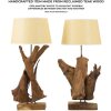 Mauro Ferretti lampa stołowa Tavolo E27 Ø 35x80 cm brązowa