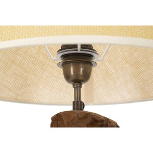 Mauro Ferretti lampa stołowa Kepala E27 Ø 35x69 cm brązowy
