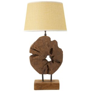 Mauro Ferretti lampa stołowa Kepala E27 Ø 35x69 cm brązowy