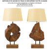 Mauro Ferretti lampa stołowa Kepala E27 Ø 35x69 cm brązowy