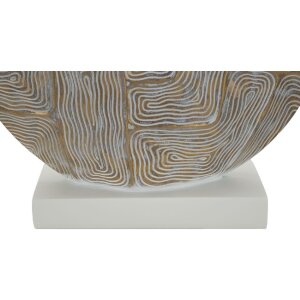 Mauro Ferretti lampa stołowa Eklipsen E27 Ø 38x64 cm złoty biały