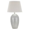 Mauro Ferretti lampa stołowa wave E27 Ø 35x65 cm srebrny biały