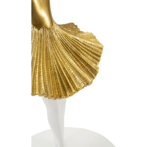 Mauro Ferretti lampa stołowa dancer E27 Ø 28x64 cm złoty biały