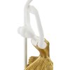 Mauro Ferretti lampa stołowa dancer E27 Ø 28x64 cm złoty biały