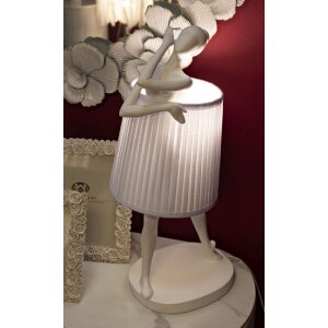 Mauro Ferretti lampa stołowa Ballet E14 Ø 29x25x62,5 cm biały