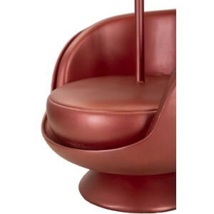 Lampa stołowa Mauro Ferretti mid-century E27 26x43 cm czerwona