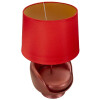Lampa stołowa Mauro Ferretti mid-century E27 26x43 cm czerwona