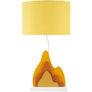 Mauro Ferretti Lampa Stołowa Color Żółta 30x57 cm