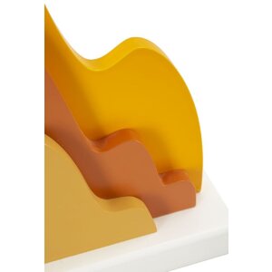 Mauro Ferretti Lampa Stołowa Color Żółta 30x57 cm