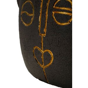Mauro Ferretti Lampa Stołowa Tribal E27 Brązowo-Złota