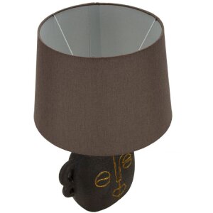 Mauro Ferretti Lampa Stołowa Tribal E27 Brązowo-Złota