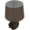 Mauro Ferretti Lampa Stołowa Tribal E27 Brązowo-Złota