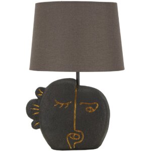 Mauro Ferretti Lampa Stołowa Tribal Brązowo-Złota E27...