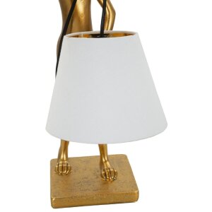 Mauro Ferretti Lampa Stołowa Złoty Królik E14 26x16x47 cm