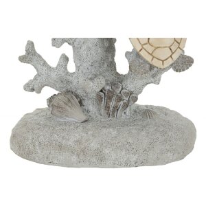 Mauro Ferretti Lampa Stołowa Schildkröte E27 30,5x63,5 cm Biało-Szara