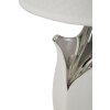 Mauro Ferretti Lampa Stołowa Shiney 30x51 cm Biała Srebrna
