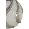 Mauro Ferretti Lampa Stołowa Shiney E27 30x42 cm biało-srebrna