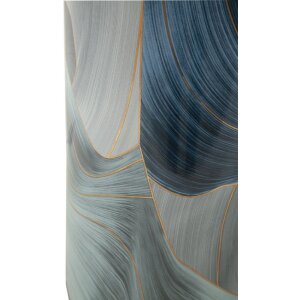 Mauro Ferretti Lampa Stołowa Ceramiczna Elegancja Niebieska Ø 40x64 cm