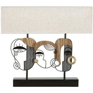 Mauro Ferretti Lampa Stołowa Pikassy Plus E27 50x17,8x45 cm Wielokolorowa