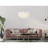 Mauro Ferretti Lampa Sufitowa Feder E27 60x30 cm Biała