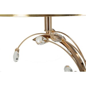 Mauro Ferretti Lampa Stołowa Bruxelles E27 Ø 36x65 cm Czarno-Złota