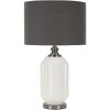 Mauro Ferretti Lampa Stołowa Heiterkeit E27 37,5x65 cm Biało-Szara