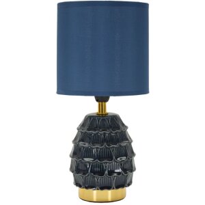 Mauro Ferretti Lampa Nocna Pigny E14 15x30,5 cm Niebieska