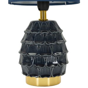 Mauro Ferretti Lampa Nocna Pigny E14 15x30,5 cm Niebieska
