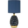 Mauro Ferretti Lampa Nocna Pigny E14 15x30,5 cm Niebieska