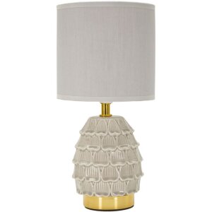 Mauro Ferretti Lampa nocna Pigny E14 15x30,5 cm kremowa