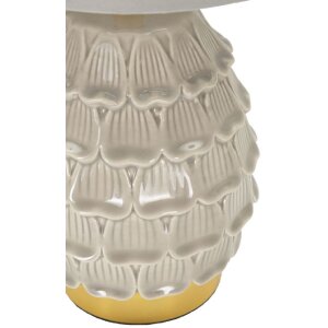 Mauro Ferretti Lampa nocna Pigny E14 15x30,5 cm kremowa