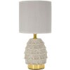 Mauro Ferretti Lampa nocna Pigny E14 15x30,5 cm kremowa