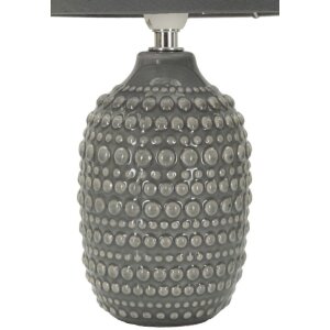 Mauro Ferretti Lampa nocna z kropeczkami E14 Ø 15x30,5 cm grafitowa