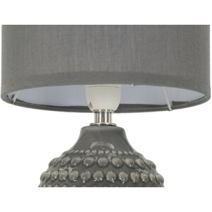 Mauro Ferretti Lampa nocna z kropeczkami E14 Ø 15x30,5 cm grafitowa
