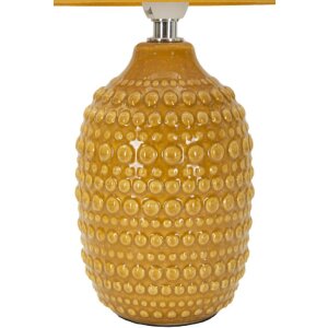 Mauro Ferretti Lampa nocna Punkte E14 15x30,5 cm ochra