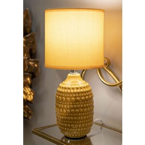 Mauro Ferretti Lampa nocna Punkte E14 15x30,5 cm ochra