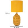 Mauro Ferretti Lampa nocna Punkte E14 15x30,5 cm ochra