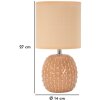 Mauro Ferretti Pontus - Lampa Nocna Brzoskwiniowa Ø 14x27 cm