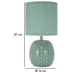 Mauro Ferretti Pontus Lampa Nocna Salwiowa Ø 14x27 cm