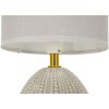 Mauro Ferretti Lampa Stołowa Flavi E14 15x30,5 cm Szara
