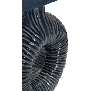 Mauro Ferretti Lampa Stołowa Seta E14 28,5x15x43 cm Niebieska