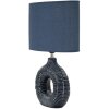 Mauro Ferretti Lampa Stołowa Seta E14 28,5x15x43 cm Niebieska