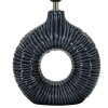 Mauro Ferretti Lampa Stołowa Seta E14 28,5x15x43 cm Niebieska