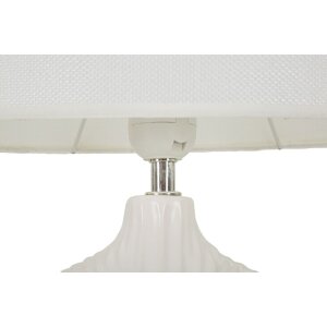 Mauro Ferretti Lampa Stołowa Seta E14 28,5x15x43 cm Biała