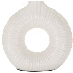 Mauro Ferretti Lampa Stołowa Seta E14 28,5x15x43 cm Biała